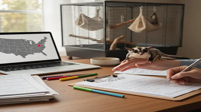 Your Essential Guide to Owning a Sugar Glider: Legal States and Permit Requirements