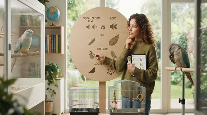 Key Factors to Consider When Choosing a Quiet Pet Bird Species