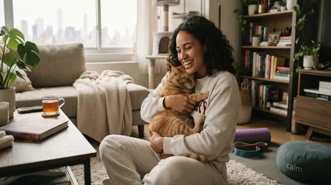 Physical and Emotional Benefits of Owning a Cat in an Apartment
